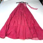 RHODE Pink Red Julia Maxi halter Dress Size XS Photo 2