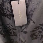 Rag and Bone Colette Slip Midi Velvet Floral V neck Dress Black L Photo 7