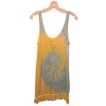 Chaser  Tie Dye Mini Dress with Fringe nwot Photo 4