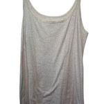 Old Navy Y2K Oatmeal Ecru Cami Dainty Lace Detail Soft Comfy Size XL Long Preppy Photo 0