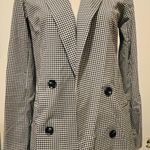 Rachel Zoe Houndstooth XS Blazer Black And White Photo 0