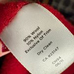 Talbots wool blend red piping notch collar blazer 8 Photo 4