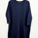 Tuckernuck Pomander Place Navy Sue Sweatshirt Dress Photo 0