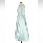 Missacc Mint Green Cocktail Lace Midi Dress Size 2 Photo 3