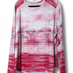 SILVER BAIT women’s size 1X long sleeve pink and white tropical fishing shirt Photo 0