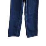 Free Assembly High Rise Full Wide Straight Leg Pockets Denim Blue Size 6 Photo 3