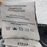 Silver Jeans SILVER Stevie Jeans Women's 27x31 Fit 30 Tapered Skinny Stretch Wisker Dark Wash Photo 5