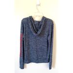 NFL  New England Patriots Football Oversized Full Zipper Hoodie Navy Blue Small Photo 1