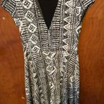 Vintage Kinch blue black and white snake print dress Size L Photo 2