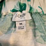 J.Crew Tropical Monstera Leaf Button Front Linen Tank Camisole NEW Size M Palm Photo 6