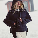 Free People  Black Pippa Puffer Jacket Photo 0