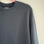 Mate the Label NWT  Organic Fleece Oversized Sweatshirt in Midnight Photo 4
