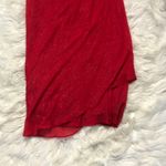 Max and Cleo  red glitter one shoulder layered dress Photo 1