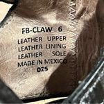 FREEBIRD by Steven  Claw Sandals in Distressed Black Photo 14