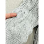 Aerie  Sweater Womens XL Grey Chunky Cable Knit Soft Cozy Oversized Stretch 2024 Photo 4