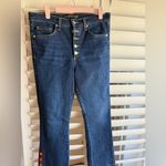 Veronica Beard  Carolyn 10" Baby Boot Snap Trim Fray Button Fly Boho Crop Jean 29 Photo 2