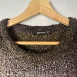Kerisma Boutique Brown Knit Batwing Crewneck Pullover Sweater M Photo 2