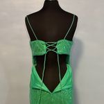 Glamorous Green Sequin Dress Size Large Photo 13