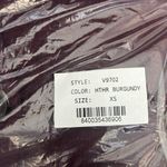 Cashmere Grandfather Cardigan in Burgundy from C by Bloomingdale's Size XS NWT Red Photo 5