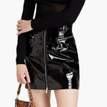 Moschino Couture Stretch Knit Sheer Paneled Top Photo 0