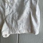 Anthropologie Anthro Maeve The Colette Linen Blend Shorts Chalk White Size 32 Photo 5