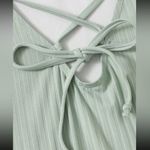 SheIn NWT Mint Green Plain One Piece Swimsuit Photo 4