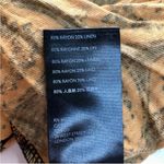 Free People NWOT Mimi Oversized Tank Top Tunic Sleeveless Black Gold Print Boho Photo 15