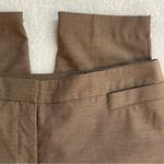 Worthington  Brown Trousers with Gold Zippers Low Rise Flat Front Photo 4