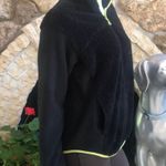 Zella  Sherpa Half Zip Black Jacket with Pockets Women's Size Small Photo 3