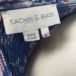 Sachin & Babi Lola Smocked Dress Navy Floral Size Medium $295 Boho Summer Style Blue Photo 8