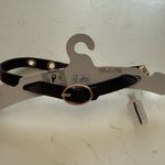 Urban Outfitters  Black Choker‎ Gold Heart Studs Y2K Emo Punk Goth Grunge Photo 2