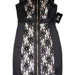 NWT JAX Black Floral Lace Exposed Zip Photo 0