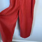 Madewell Textured Cover-Up Jumpsuit Fresh Chili 2022 Casual Summer Red Small Photo 4