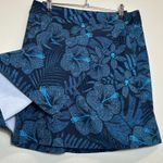 RipSkirt Hawaii Wrap Skirt Length 2 Maui Moonlight Small‎ Floral Beach Cover Up Blue Photo 6