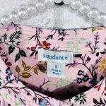 Sundance Floral Print Pintuck Long Sleeve Blouse Size S Pink Photo 4