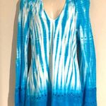 P.J. Salvage Like new tie dye  hooded top. Sz M Photo 0