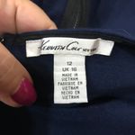 Kenneth Cole Size 12 Dress Body Con Solid Blue Photo 6