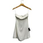 Lulus Gillian White Pleated Strapless Mini Dress size XS NWT Photo 3