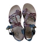 Chacos Chaco Pulse Eclipse Womens Sz 7 Pink Navy Adjustable Strappy Comfort Sandal Shoe Photo 6
