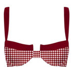BNWT Sundaze Brunch Parker Bikini Top Size Small Red Photo 0