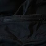 Nike Black Crop Leggings with Logo and Back Zip Pocket, Medium Photo 2