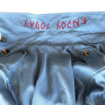 Zadig & Voltaire Double Breasted Tie-Front Trench Coat Lyocell Blue Size Small Photo 6