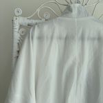 Nike Sportswear Essential Woven Jacket Womens XL White Black Windrunner Swoosh Photo 6