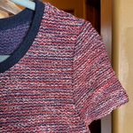 Comptoir Des Cotonniers Red & Blue Midi Dress Blazer Set Sz Small / Medium 2 Pc Photo 13