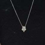 Source Unknown Viking Wolf Head Silver Tone Link Chain Renaissace Like New Necklace Photo 1