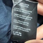 Urban Outfitters Midi Dress Women's 2 Navy Blue Floral Cap Sleeve Chiffon Y2K Photo 7