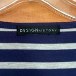 Design History Blue and White Striped Blouse Photo 1
