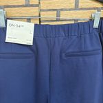 On 34th‎ Navy Ponte Pull On Wide Leg Pants Size Large Blue Photo 4