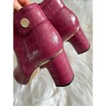 White House | Black Market  Sangria Heel BootSize 8M red chunky heels Photo 5