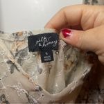 Milk and Honey ❤️🔥Women’s Short Sleeve Floral Lace Tie Top Cottagecore Sz L Photo 1